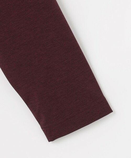 JOSEPH ABBOUD / ジョセフ アブード カットソー | 【キングサイズ/ストレッチ/イージーケア】キャリーマンツイルジャカード ハーフジップ カットソー | 詳細15