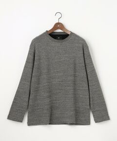 JOSEPH ABBOUD / ジョセフ アブード カットソー | 【キングサイズ・サスティナブル/MADE IN JAPAN/ストレッチ】ラフィーコットンワッフルクルーネックＴシャツ