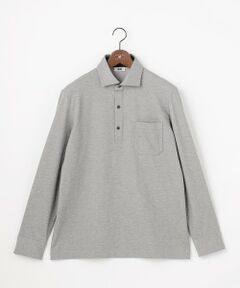 JOSEPH ABBOUD / ジョセフ アブード ポロシャツ | 【上質感/ストレッチ/イージーケア】キャリーマンツイルジャカード ドレス ポロシャツ
