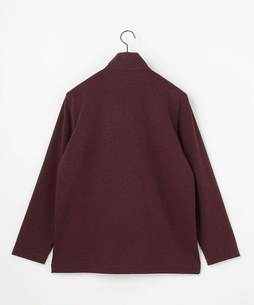 JOSEPH ABBOUD / ジョセフ アブード カットソー | 【上質感/ストレッチ/イージーケア】キャリーマンツイルジャカード ハーフジップ カットソー | 詳細12