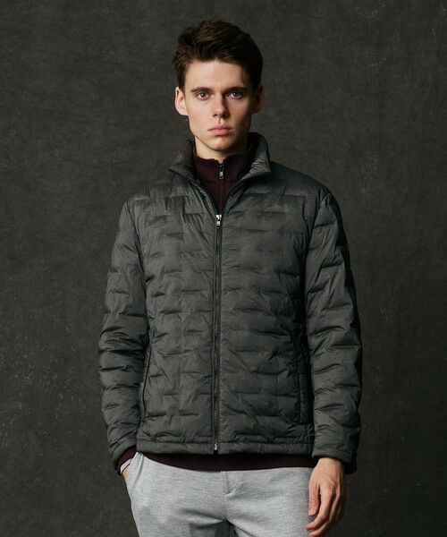 JOSEPH ABBOUD / ジョセフ アブード カットソー | 【上質感/ストレッチ/イージーケア】キャリーマンツイルジャカード ハーフジップ カットソー | 詳細8