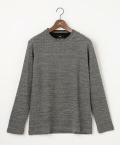 JOSEPH ABBOUD / ジョセフ アブード カットソー | 【サスティナブル/MADE IN JAPAN/ストレッチ】ラフィーコットンワッフル クルーネックＴシャツ