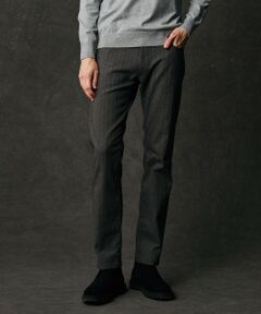 JOSEPH ABBOUD / ジョセフ アブード デニムパンツ | 【オーガニックコットン使用】ヘリンボンストレッチ デニム パンツ