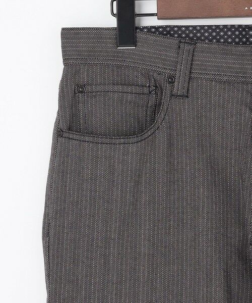 JOSEPH ABBOUD / ジョセフ アブード デニムパンツ | 【オーガニックコットン使用】ヘリンボンストレッチ デニム パンツ | 詳細9