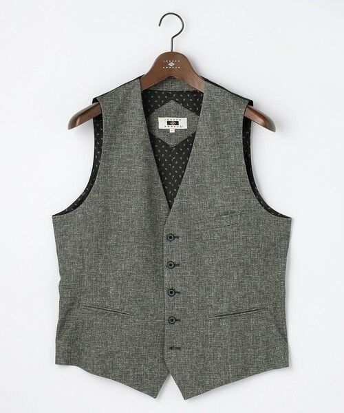 JOSEPH ABBOUD / ジョセフ アブード ベスト | 【ストレッチ/ストレッチ/ジャージ素材】エアロムリネジャージーベスト（カーキ系）