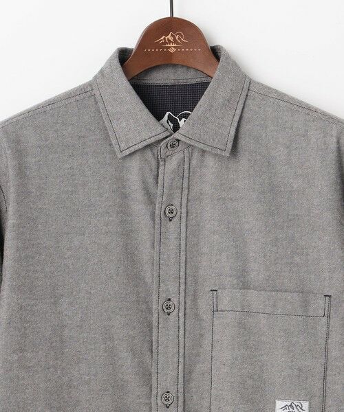 JOSEPH ABBOUD / ジョセフ アブード シャツ・ブラウス | 【オーガニックコットン/やわらか】 メランジツイルピーチ シャツ | 詳細5