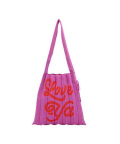 JOSEPH AND STACEY / ジョセフアンドステーシー トートバッグ | ラッキープリーツニット(M) ラブヤ