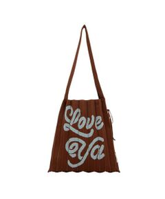 JOSEPH AND STACEY / ジョセフアンドステーシー トートバッグ | ラッキープリーツニット(M) ラブヤ