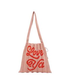 JOSEPH AND STACEY / ジョセフアンドステーシー トートバッグ | ラッキープリーツニット(M) ラブヤ