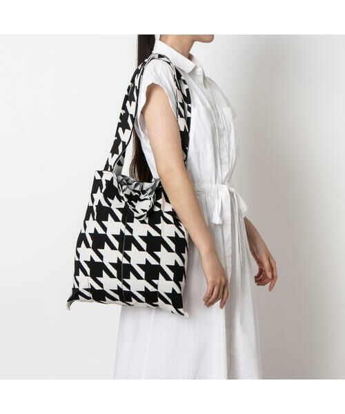 JOSEPH AND STACEY / ジョセフアンドステーシー トートバッグ | ラッキープリーツニット スコティッシュ (XM) | 詳細13