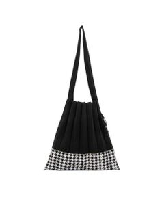 JOSEPH AND STACEY / ジョセフアンドステーシー トートバッグ | ラッキープリーツニット スコティッシュ ミックス (M)