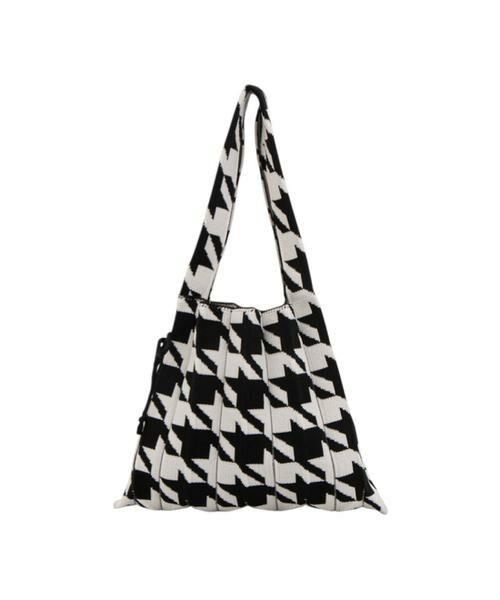 JOSEPH AND STACEY / ジョセフアンドステーシー トートバッグ | ラッキープリーツニット スコティッシュ (S) | 詳細2