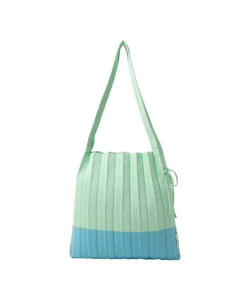 JOSEPH AND STACEY / ジョセフアンドステーシー トートバッグ | ラッキープリーツニットミックス(M)（グリーン）