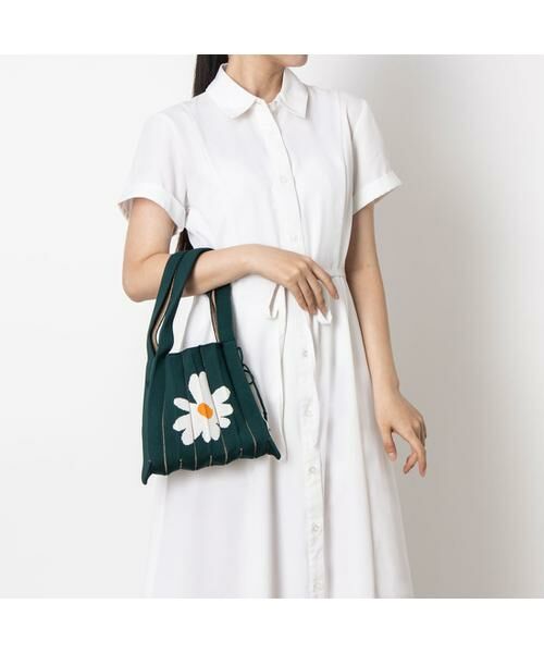 JOSEPH AND STACEY / ジョセフアンドステーシー トートバッグ | ラッキープリーツニットデイジー(S) | 詳細28