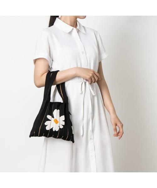 JOSEPH AND STACEY / ジョセフアンドステーシー トートバッグ | ラッキープリーツニットデイジー(S) | 詳細29