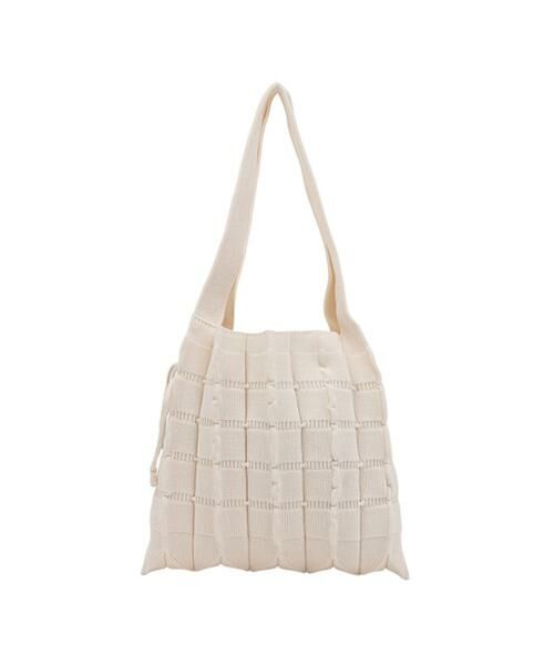 JOSEPH AND STACEY / ジョセフアンドステーシー トートバッグ | ラッキープリーツニットフィオーリ(S) | 詳細11