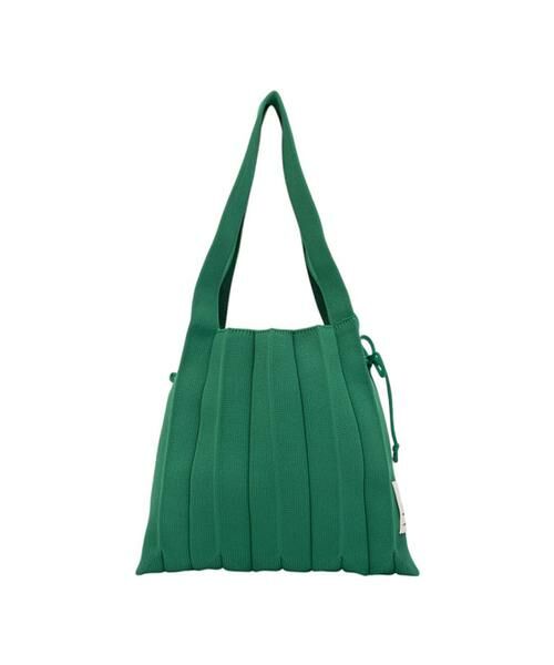 JOSEPH AND STACEY / ジョセフアンドステーシー トートバッグ | ラッキープリーツニット(S)(グリーン)