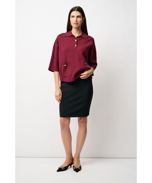 Joseph Ribkoff / ジョセフリブコフ ミニ・ひざ丈スカート | Classic Pencil Skirt | 詳細1