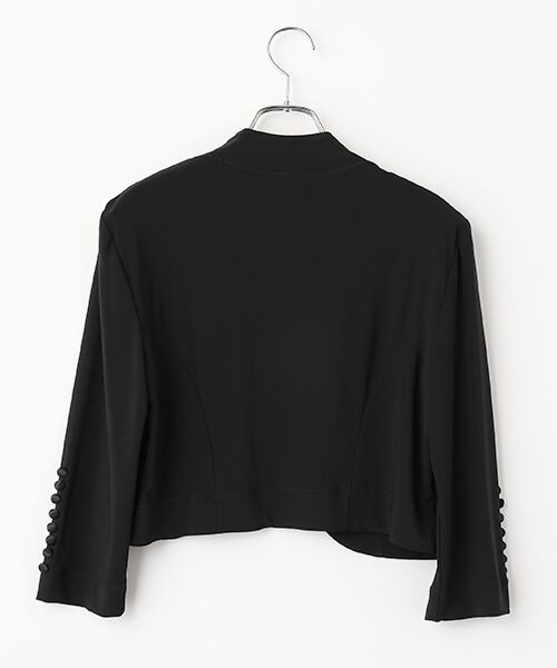 Joseph Ribkoff / ジョセフリブコフ ノーカラージャケット | No Coller Short Jacket | 詳細1