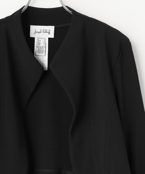 Joseph Ribkoff / ジョセフリブコフ ノーカラージャケット | No Coller Short Jacket | 詳細2