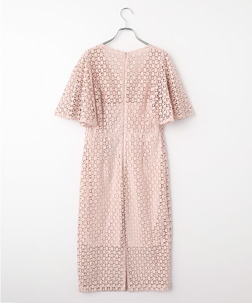 Joseph Ribkoff / ジョセフリブコフ ロング・マキシ丈ワンピース | Light Pink  Embroidery Dress | 詳細1