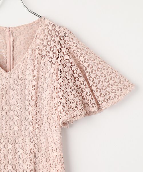 Joseph Ribkoff / ジョセフリブコフ ロング・マキシ丈ワンピース | Light Pink  Embroidery Dress | 詳細2