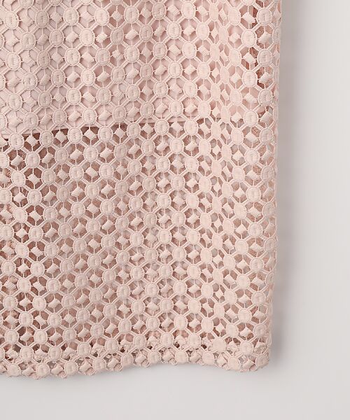 Joseph Ribkoff / ジョセフリブコフ ロング・マキシ丈ワンピース | Light Pink  Embroidery Dress | 詳細3