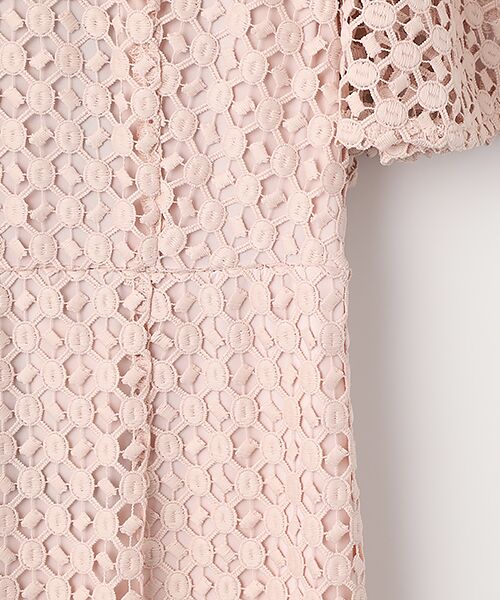 Joseph Ribkoff / ジョセフリブコフ ロング・マキシ丈ワンピース | Light Pink  Embroidery Dress | 詳細5