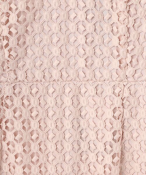 Joseph Ribkoff / ジョセフリブコフ ロング・マキシ丈ワンピース | Light Pink  Embroidery Dress | 詳細7