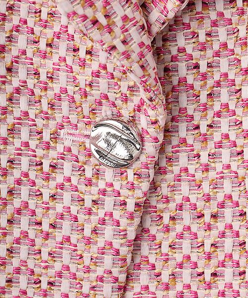 Joseph Ribkoff / ジョセフリブコフ ノーカラージャケット | No Coller  Tweed Jacket | 詳細5