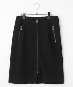 Joseph Ribkoff / ジョセフリブコフ ミニ・ひざ丈スカート | Zip Skirt