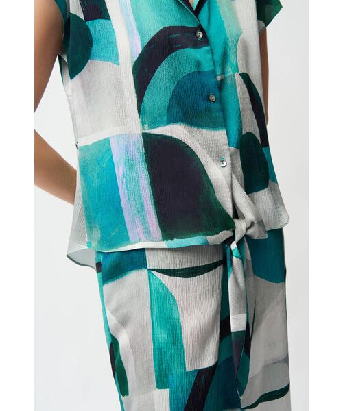 Joseph Ribkoff / ジョセフリブコフ シャツ・ブラウス | Art Tops Green | 詳細2