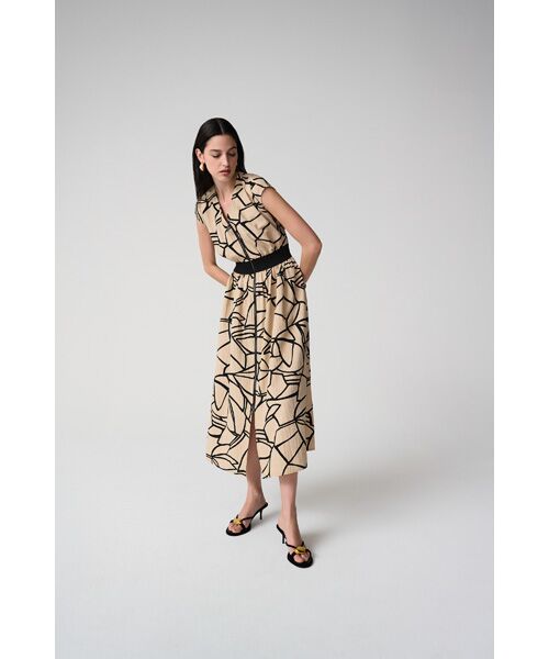 Joseph Ribkoff / ジョセフリブコフ ロング・マキシ丈ワンピース | Sleeveless Dress | 詳細4