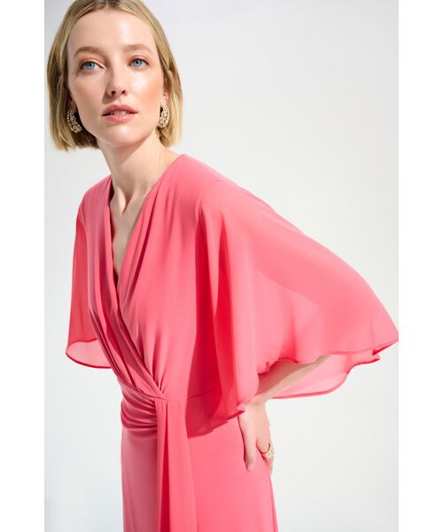 Joseph Ribkoff / ジョセフリブコフ ロング・マキシ丈ワンピース | Pink Dress | 詳細2