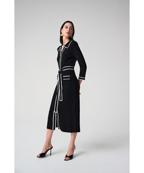 Joseph Ribkoff / ジョセフリブコフ ロング・マキシ丈ワンピース | Cool Knit Dress | 詳細4