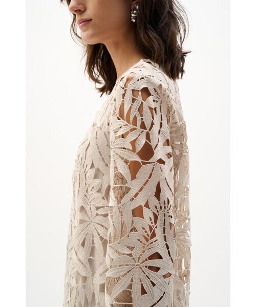 Joseph Ribkoff / ジョセフリブコフ ノーカラージャケット | Beige JKT | 詳細2