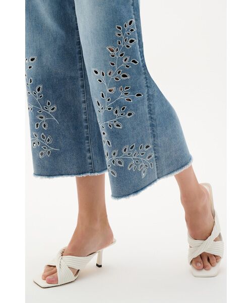 Joseph Ribkoff / ジョセフリブコフ デニムパンツ | Embroidery Denim | 詳細2