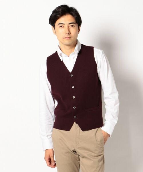 セール キャッシュウール14ゲージミラノリブ ニットベスト ベスト J Press ジェイプレス ファッション通販 タカシマヤファッションスクエア