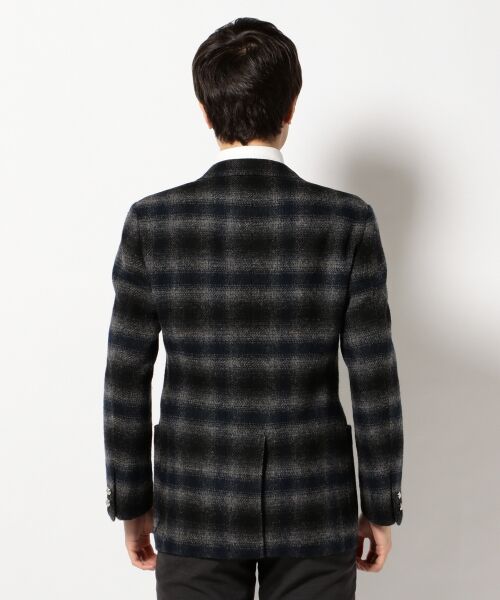 j.press woolrich オンブレーチェック ジャケット