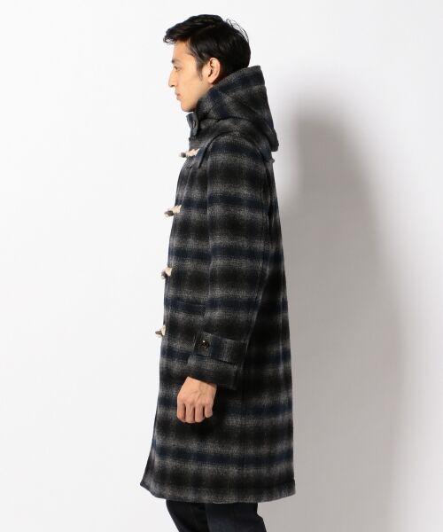 WOOLRICH×J.PRESS チェックダッフルコート