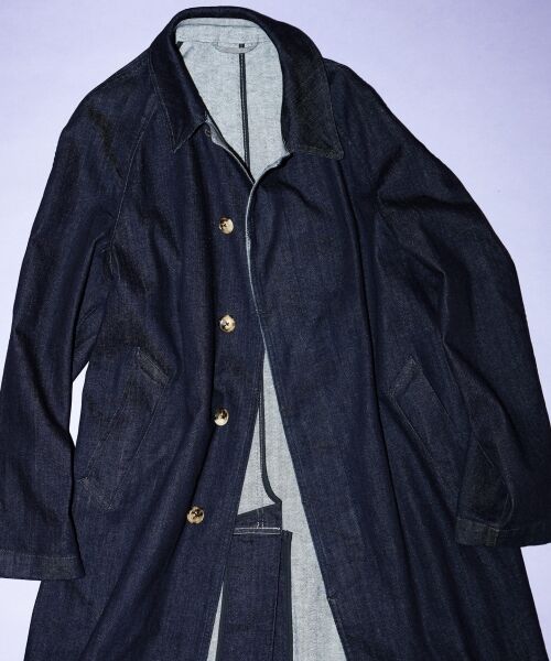 セール Canton オリジナル ストレッチデニム コート ステンカラーコート J Press ジェイプレス ファッション通販 タカシマヤファッションスクエア