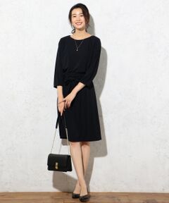 【洗える！】ポリエステルスムースジャージー ワンピース