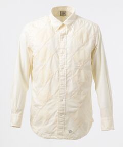 ビエラ×シャツコールガーメントダイ / アーガイルカット シャツ