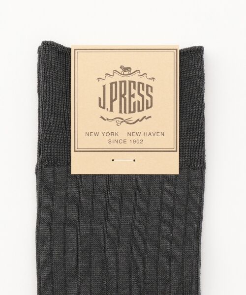 J.PRESS / ジェイプレス ソックス | ハイゲージ天竺 靴下/ソックス | 詳細1