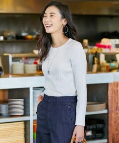 J.PRESS / ジェイプレス ニット・セーター | 【洗える】春色ハイゲージケーブル ニット