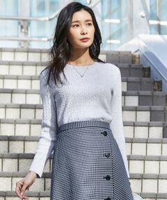 J.PRESS / ジェイプレス ニット・セーター | 【洗える】春色ハイゲージケーブル ニット