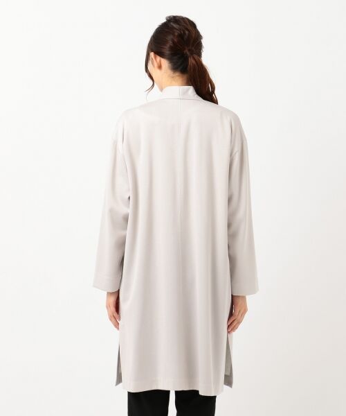 J.PRESS / ジェイプレス ノーカラージャケット | 【洗える】ジャージーボンディング ノーカラーコート | 詳細4