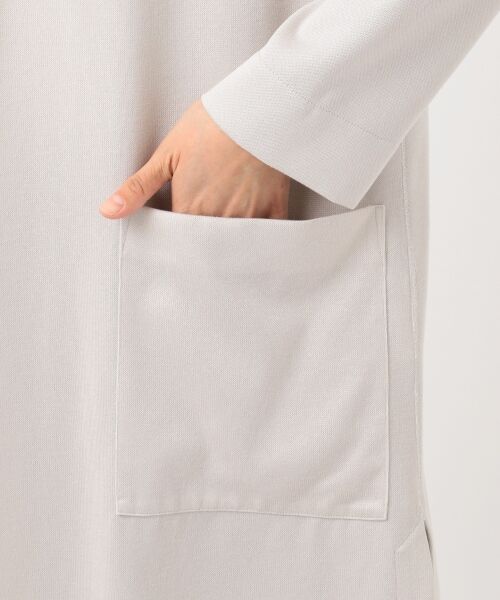 J.PRESS / ジェイプレス ノーカラージャケット | 【洗える】ジャージーボンディング ノーカラーコート | 詳細7