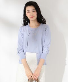 【ツインセット対応】KNIT BASIC カーディガン