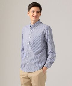 J.PRESS / ジェイプレス トップス | ポプリンストライプ ボタンダウン シャツ